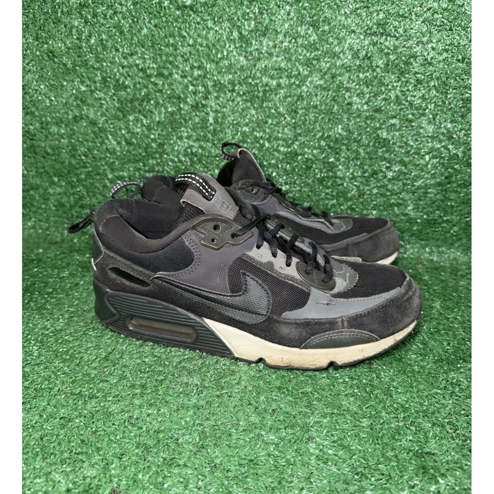 Nike Air Max 90 Futura Women's Size 7.5 Black Running Shoes Sneakers DM9922-003‎